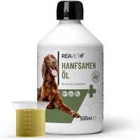 Reavet HanföL FüR Hunde, Katzen, Pferde 500Ml - Barf ÖL, NatüRlich, Kaltgepresst