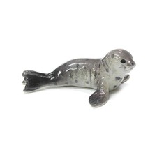 Cachorro foca Northern Rose Harbor - Cachorro decoración del hogar - Estatuilla de porcelana en miniatura