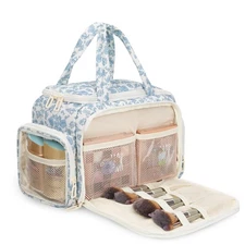 Travel Toiletry Bag for Women, Lightweight Wide-open Toiletries Travel Bag wi...