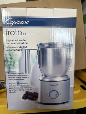 Capresso Automatic Milk Frother/Hot Chocolate Maker Froth Select   Silver 209.05