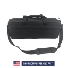 Yinfente E Key Clarinet Case Black Clarinet Bag Back Strap Thick Padding