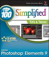Photoshop Elements 9: Top 100 Simplified - Paperback, by Sheppard Rob - Good