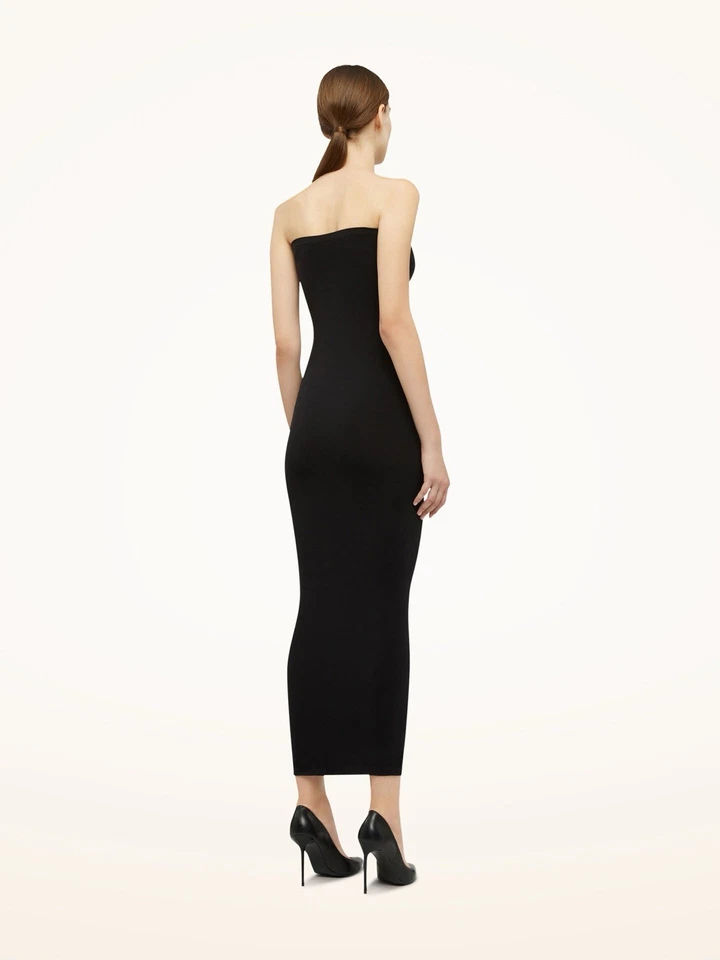 WOLFORD Women’s Fatal Dress Black Tube Soft  Convertible to Skirt Size S $265 - Image 3 of 4