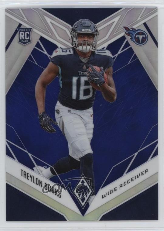 2022 Panini Phoenix Rookies Blue /35 Treylon Burks #112 Rookie RC
