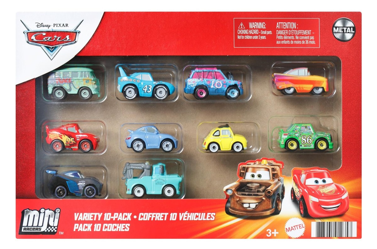 ミニカー Disney Pixar Cars Mini Racers Mattel Disney Pixar Cars Mini Racers 10 Pack of 10-Pack