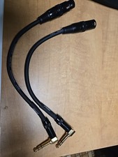 1 Foot Xlr Male And 1 Foot Xlr Female Cables