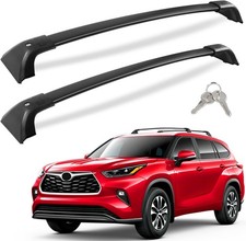 Lockable 260lbs Cross Bars Roof Racks Fit for Toyota Highlander 2020-2026 XLE Li