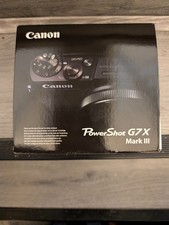 Canon PowerShot G7 X Mark III Compact Pocket Camera, Silver - New