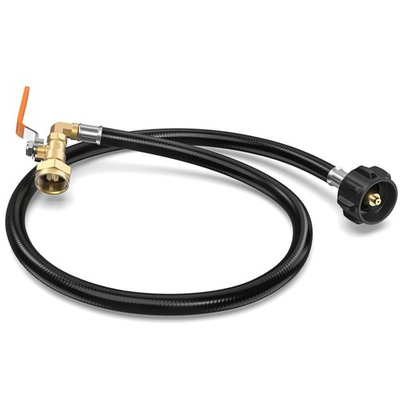 #ad 3Ft Propane Refill Adapter Hose with Shutoff Valve Propane Refill Adapter $10.99