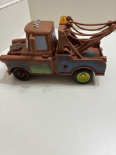 Disney Pixar Cars Talking Mater Lights Sound 9" - No Tow Hook - WORKS