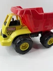 Vintage Plastic Tonka Jr. Dump Truck Red & Yellow 2002