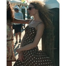 Doen Lorraine silk blended dress georgine dot XXL