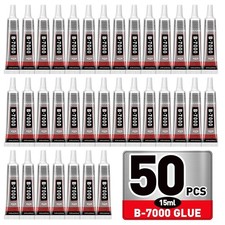 50 PCS 15ml B7000 Glue Clear for Rhinestones Strong Adhesive B-7000 Jewelry