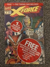 X-Force #1 (Marvel, August 1991) NM Shatterstar Card Still Sealed Perfect