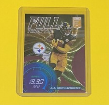 2021 Donruss Elite JuJu Smith-Schuster FULL THROTTLE PINK FOIL Steelers #FT15 SP