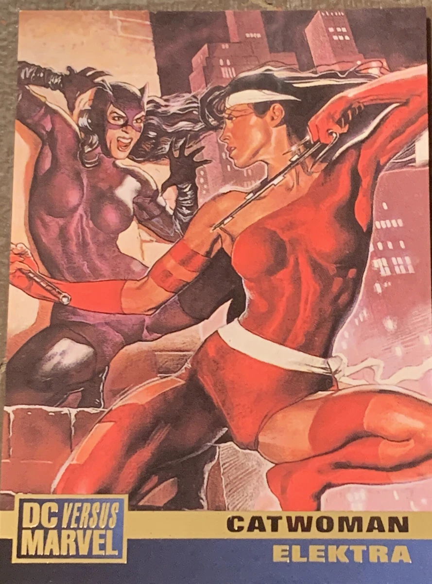 🔥1995 DC Versus Marvel Catwoman vs Elektra #82 | eBay