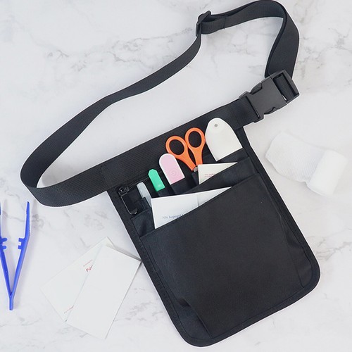 Nurse Organizer Belt Multi-Compartment Nurse Waist Bag Nylon Nurse Waist weDpg