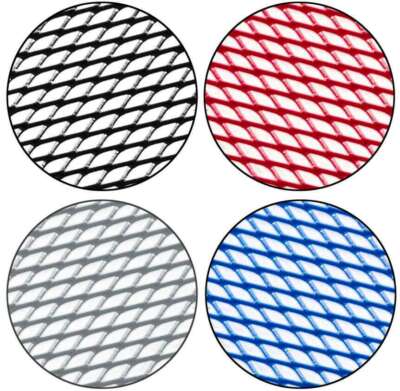 Alu Racing Gitter | 100*33 cm div Farben und Maschen | Auto Tuning Renngitter