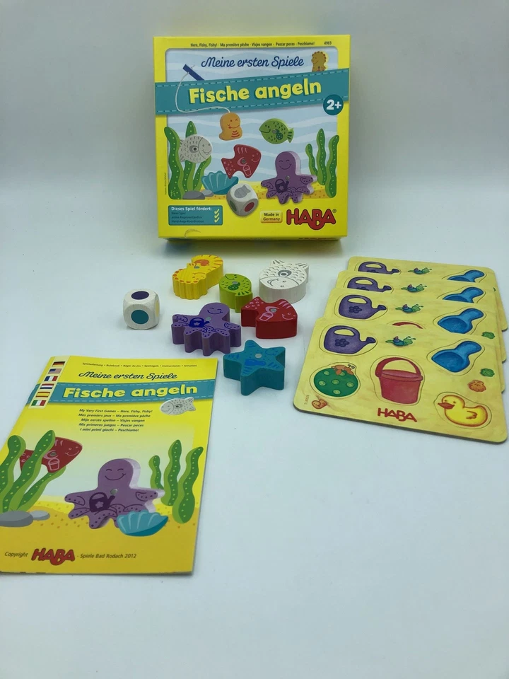 Juego de pesca de madera HABA - Juguete de motor para niños a partir de 2 años - Imagen 4 de 4