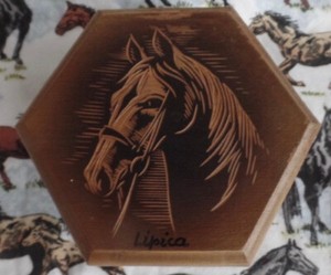 Lipizzaner Lipizzan Stallion Horse Lipica Vintage Trinket Wood Box Visnar