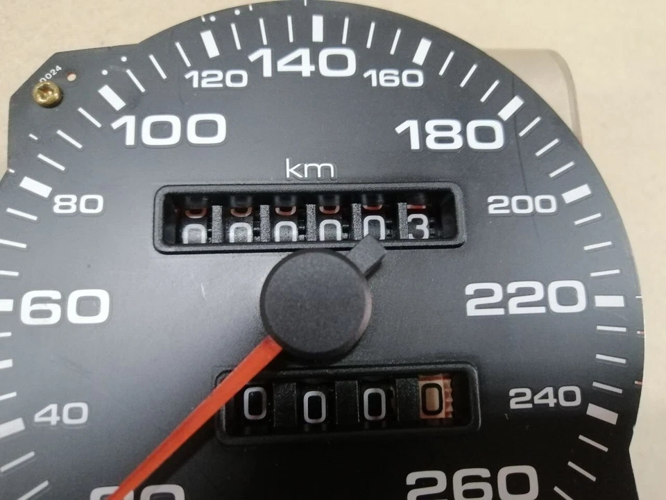 447957031AE AUDI A100,A10Q,A200,A20Q VELOCÍMETRO,KILÓMETRO TRIPE Genuino NUEVO Foto 4 de 4