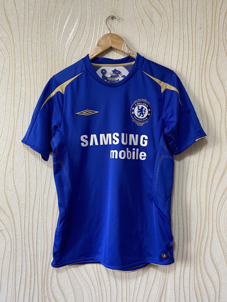 【00s Umbro】Chelsea tshirt soccer uniform Chelsea 2000 Umbro Away Football Shirt - Yellow - L Boys