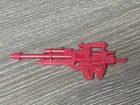 1988 GI JOE BATTLE BARGE MACHINE GUN x1  Hasbro Original Vehicle Part Red