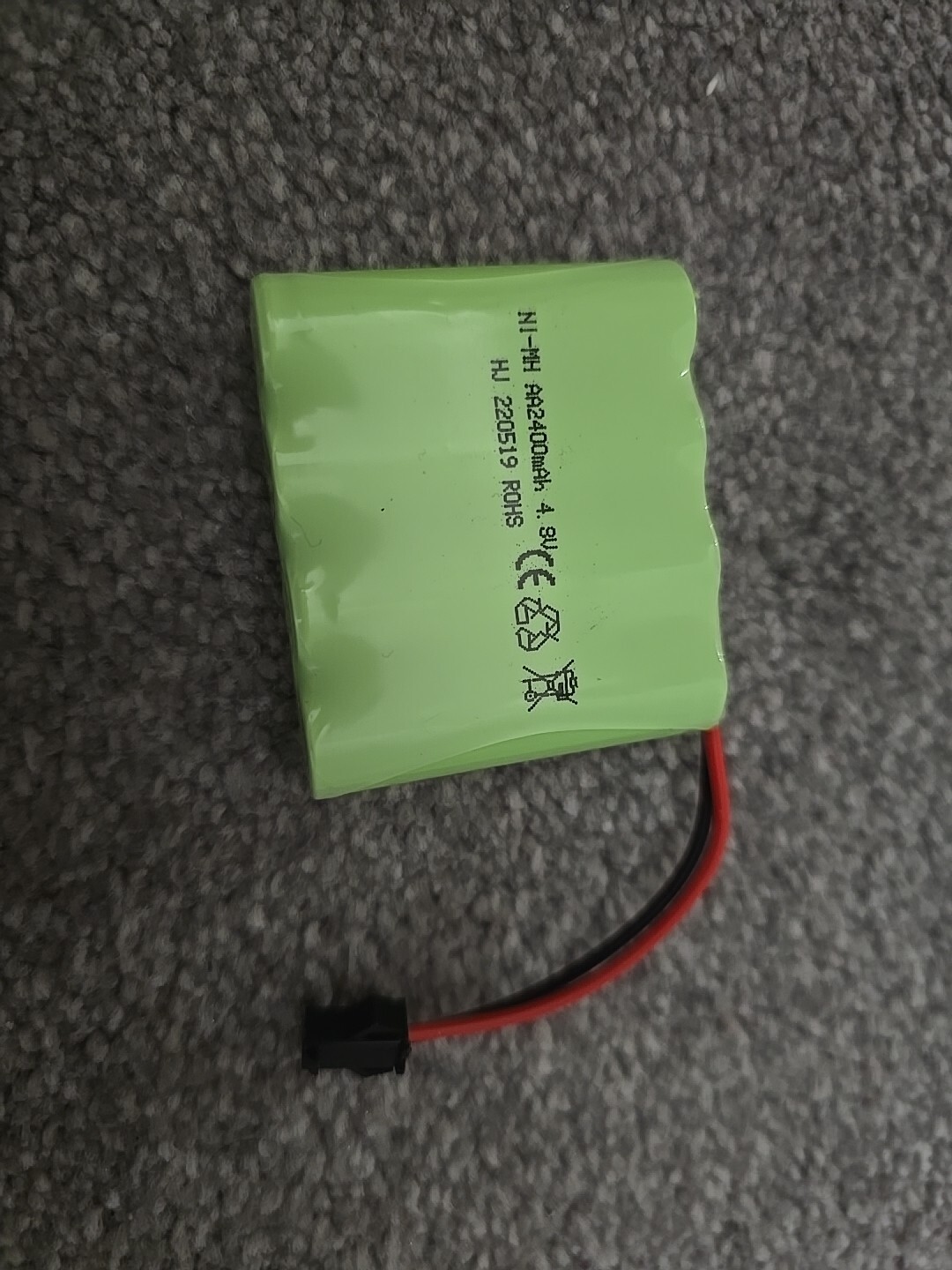4.8v 2400mAh Battery Pack Rechargeable Battery