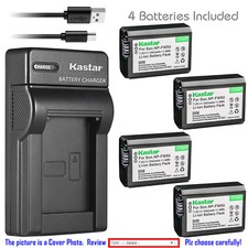 Kastar Battery Slim USB Charger for Sony NP-FW50 Sony SLT-A33 SLT-A35 Camera
