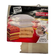 NEW Space Saver Tote Under Bed Boxes Bins Waterproof 25.5x19.75x6
