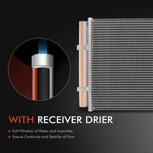 AC Condenser & Cooling Fan w/ Shroud Kit for Hyundai Elantra 2011-2013 L4 1.8L - Picture 5 of 9