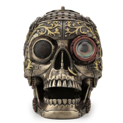 Steampunk Decorative Skull with Moveable Jaw #77259V4