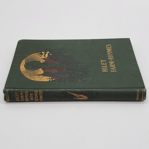 Riley Farm Rhymes by James Whitcomb Riley 1905 HC Illustrated by Will Vawter - Picture 2 of 11