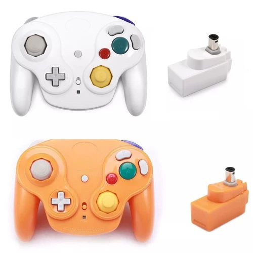 Wireless For Gamecube Retro Classic GC NGC Game Controller With Adapter Wavebird