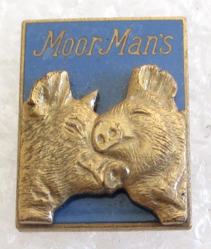 Vintage MoorMan's Pig Feed Company Advertising or Service Pin