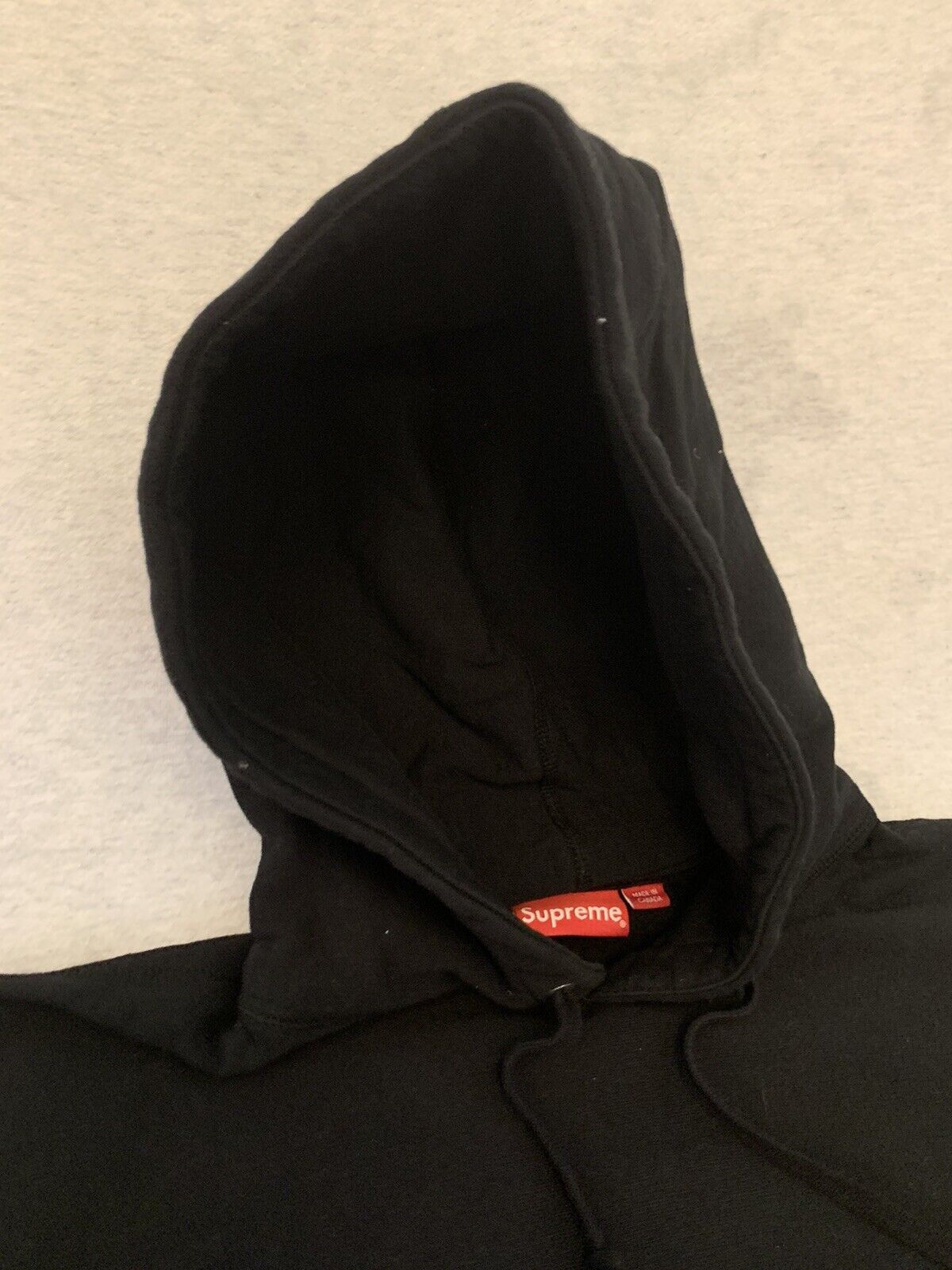 Supreme Studded Logo Hooded Sweatshirt Black Size L S… - Gem