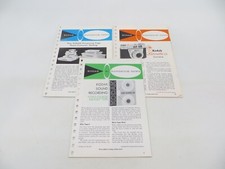 KODAK HANDBOOK NEWS 1962 lot of 3 vintage photography camera newsletter vtg