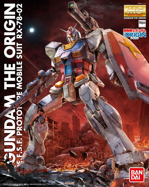コミック・アニメ BANDAI RX78-02 GUNDAM THE ORIGIN #1009 Bandai MG Gundam The Origin 1/100 RX-78-02 GUNDAM THE ORIGIN Model