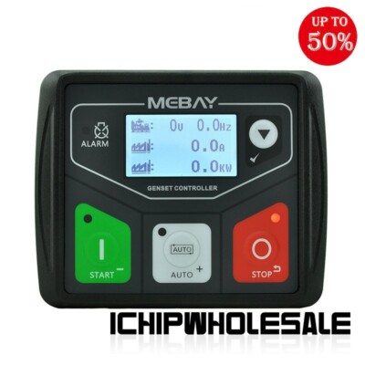MEBAY DC30D Genset Controller Generator Control Module with 1.8'' LCD Display