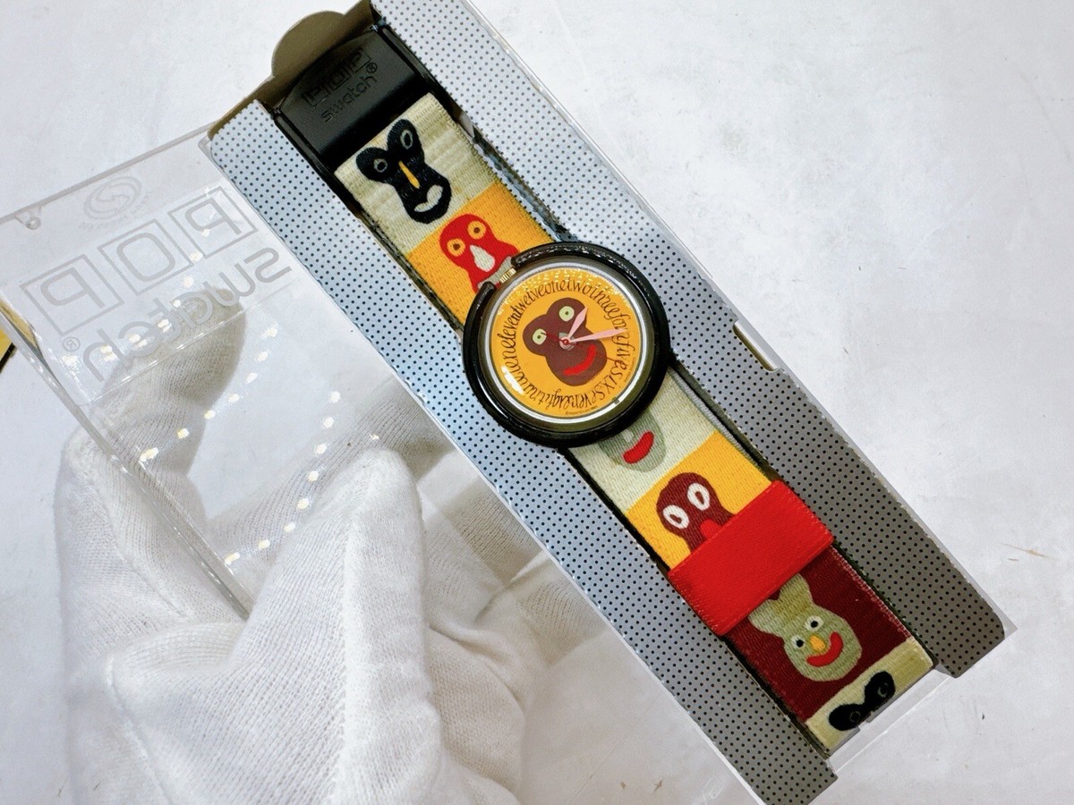 Swatch PMK 115 Doggie Bag Vintage POP SWATCH with Case - Battery