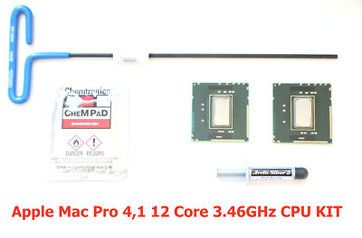  MAC PRO 4,1 2009 5,1 Direct Fit CPU Upgrade Kit 12-Core 3.46GHz X5690 SLBVX