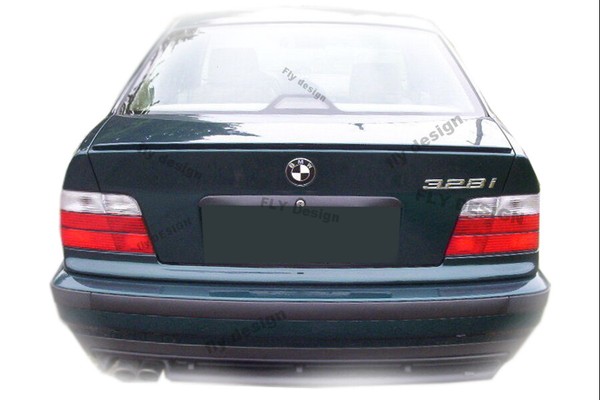 Heckspoiler Passend FüR Bmw E36 Compact Autospoiler Lackiert Heckspoiler, Kfz Sp-image