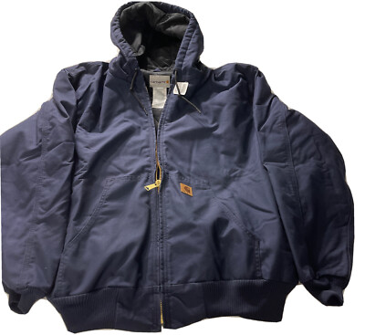 【超美品】Carhartt ネイビー コート Carhartt Mens C03DNY Quilt Lined Artic Winter Coat- Dark Navy