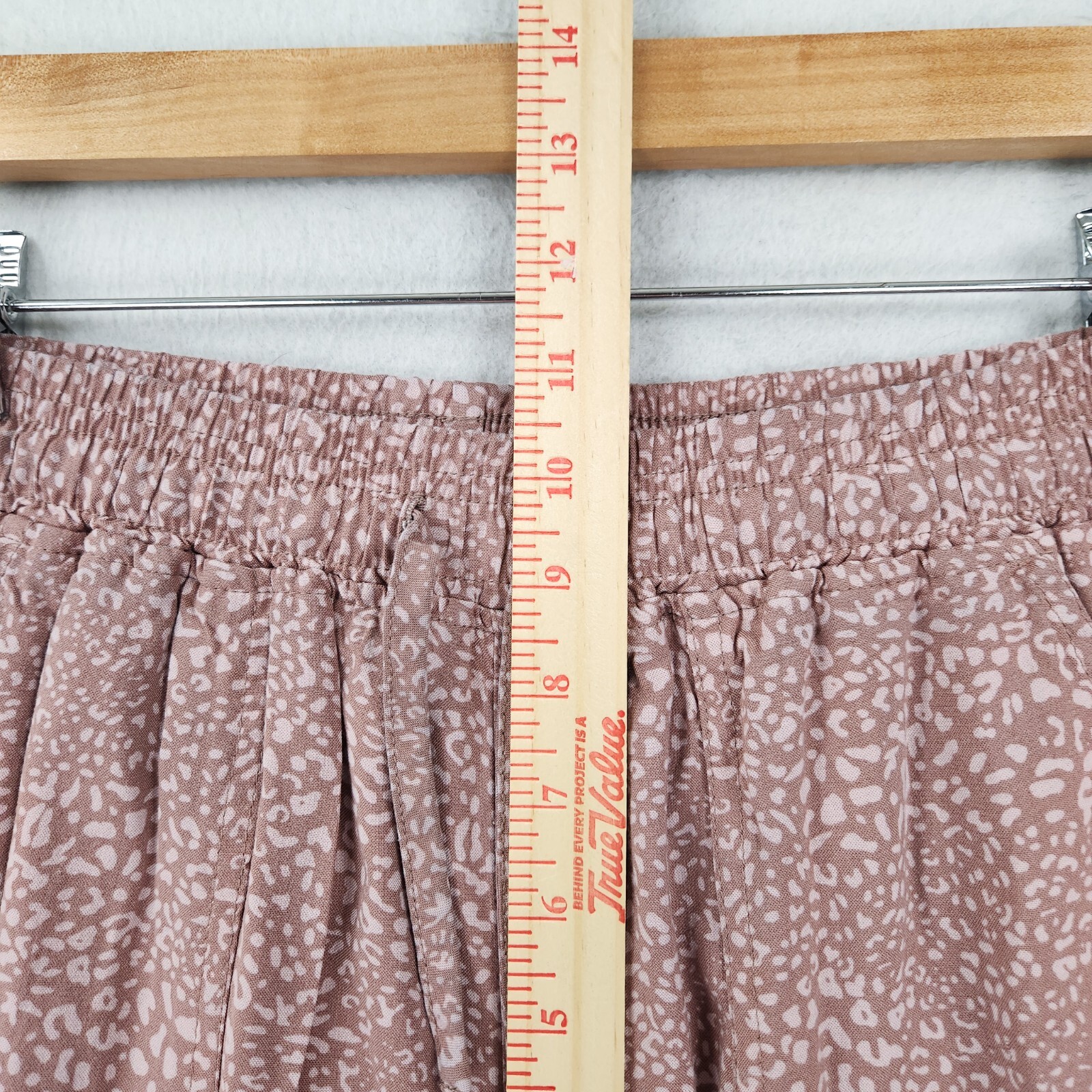 Thread Supply Pants Small Pink Leopard Print Jogg… - image 6