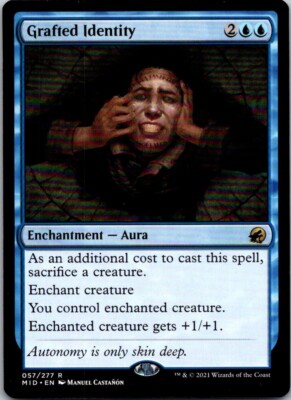 Magic the Gathering Grafted Identity Innistrad: Midnight Hunt MTG Free Shipping!