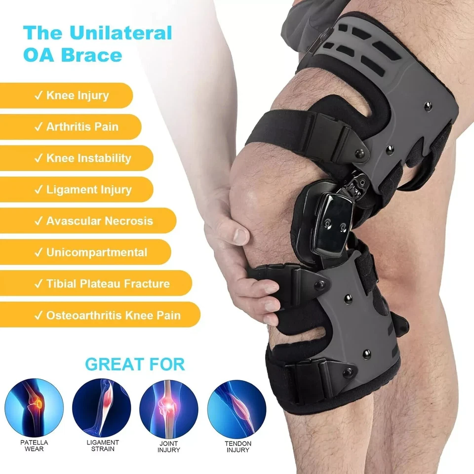 Unloader Knee Brace for Medial Knee Pain, Osteoarthritis - Image 2 of 4