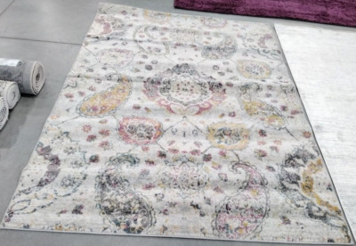 GREY / GOLD 5'-3'' X 7'-6'' Broken Thread Rug, Reduced Price 1172734746 MAD600F-5
