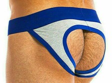 Modus Vivendi Grey Otter bottomless Jock-Brief, sexy men's underwear