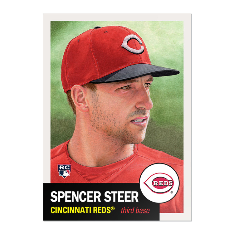2023 Topps Living Set Card 649 Spencer Steer (Rookie) - Free Shipping Always!