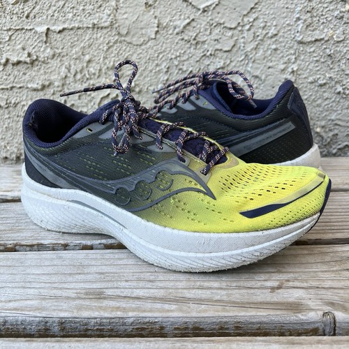 Saucony Shoes Men Size 11 Endorphin Speed 3 Night Light Yellow Running